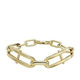 Fossil Women's Stainless Steel Gold-Tone Heritage D-Link Chain Bracelet, Color: Gold (Model: JF04528710) | Amazon (US)