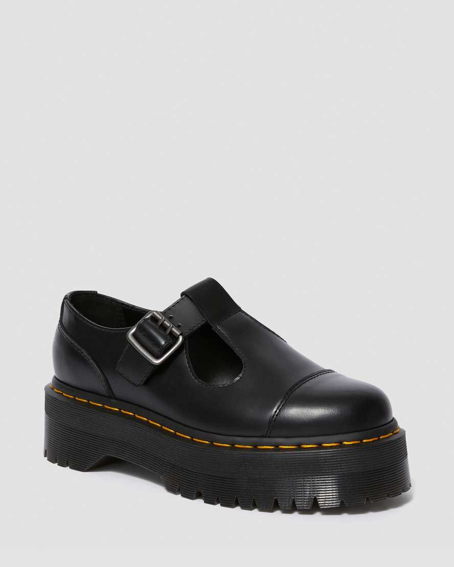 DR MARTENS Bethan Polished Smooth Leather Platform Shoes | Dr Martens (UK)