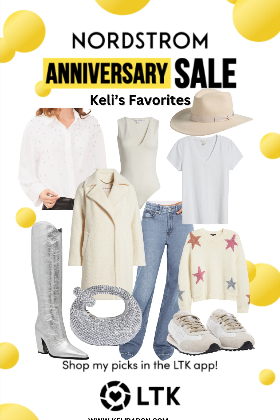Favorite pieces to dress up or down from the Nordstrom anniversary sale 

Tall boots, sneakers, basic tee, silver accessories, wool jacket 

#LTKShoeCrush #LTKFindsUnder100 #LTKxNSale