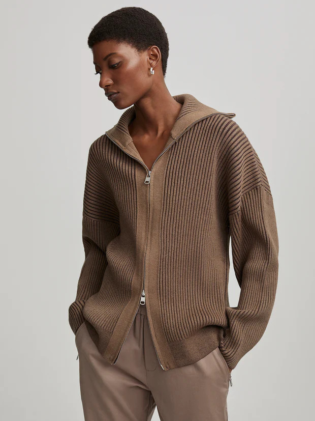 Orly Zip Through Knit | Varley UK | Varley UK