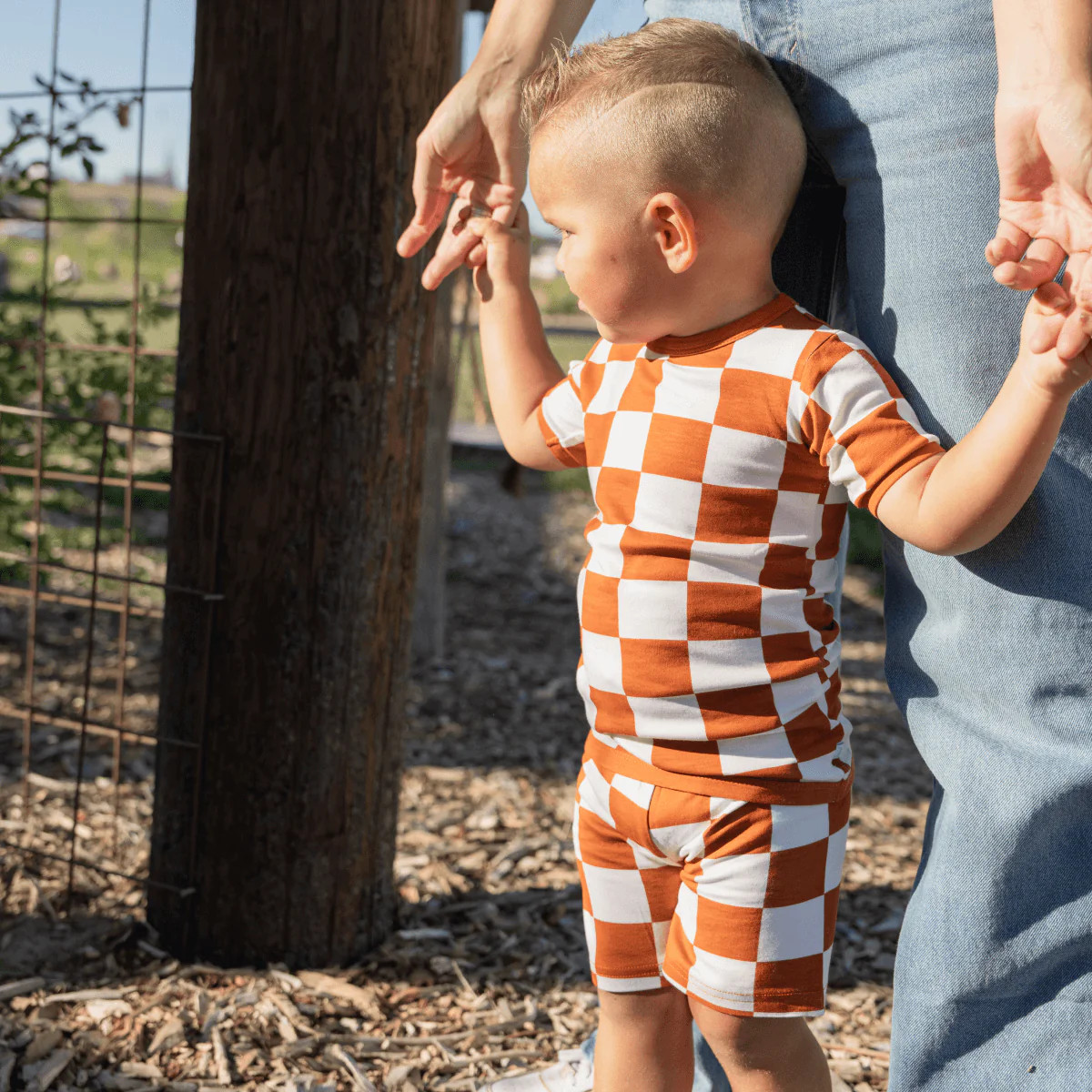 Toddler Short-Sleeve Bamboo Pajamas | Dreamland Baby