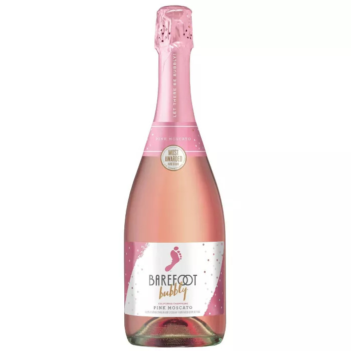 Barefoot Bubbly Pink Moscato Wine - 750ml Bottle | Target