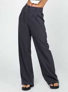 Archer Pants Slate | Princess Polly US