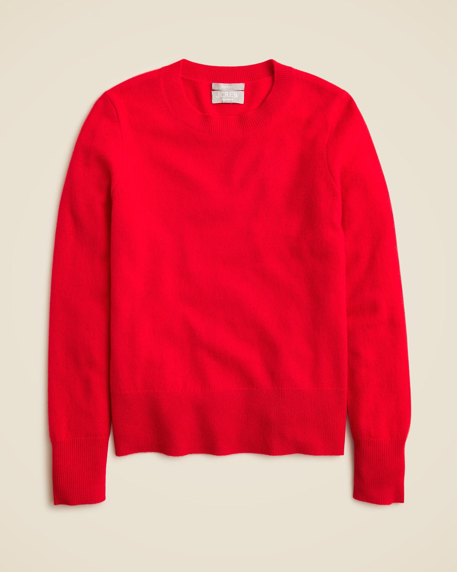 Cashmere classic-fit crewneck sweater | J. Crew US
