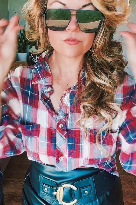 Country concert outfit ideas 
Bonfire outfit idea
Football outfit idea
Game day outfit 
Date night outfit idea
Chic with plaid
Plaid shirts
Flannel shirts
Belts
How to
Style a leather skirt
Leather skirt ideas
Fall outfit
Winter outfit
Trend 2023 


#LTKstyletip #LTKFind #LTKSeasonal