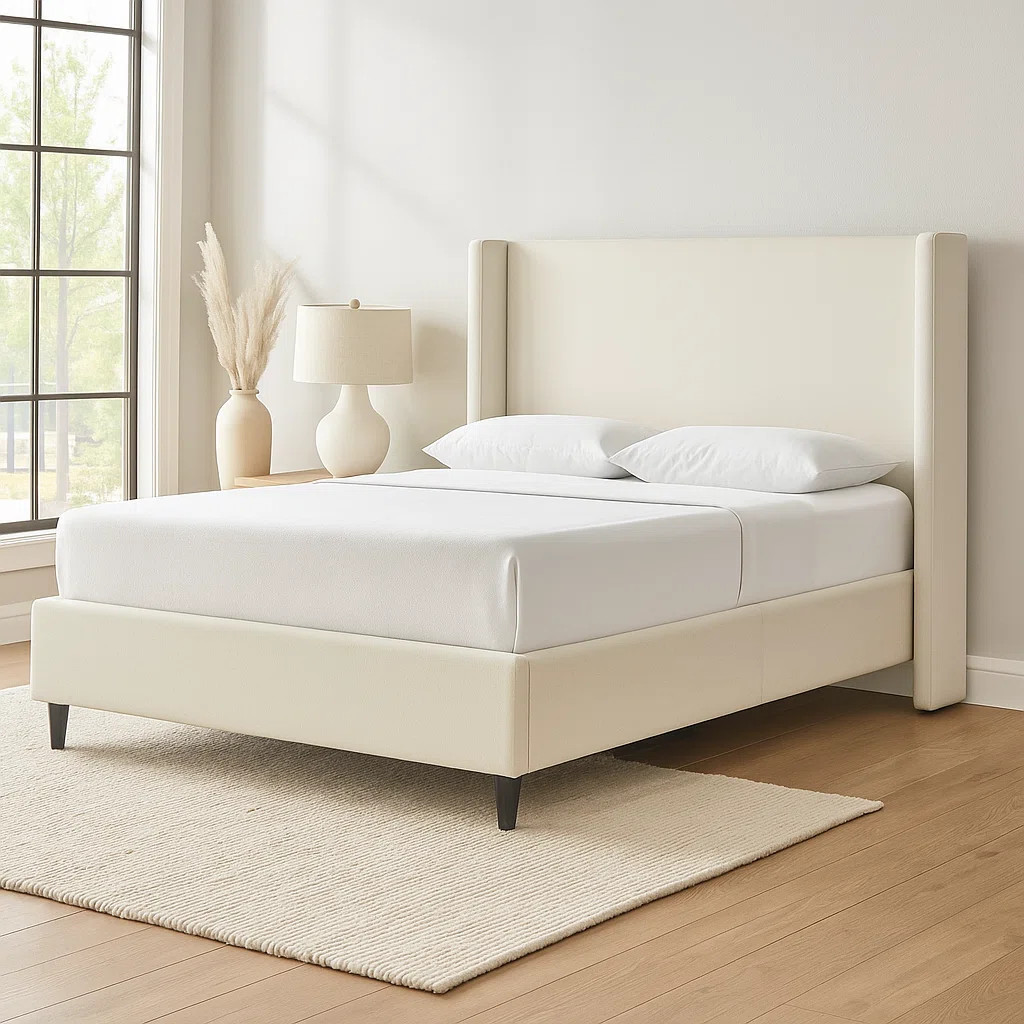 Ana Upholstered Wingback Bed | Wayfair North America