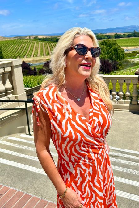 At. Napa Valley,  California. If I’m doubt about what to wear for an event, go for a dress. It never fails. 
Linking my exact dress. 
#myfrienddeirdre 

#LTKFind #LTKSeasonal #LTKstyletip