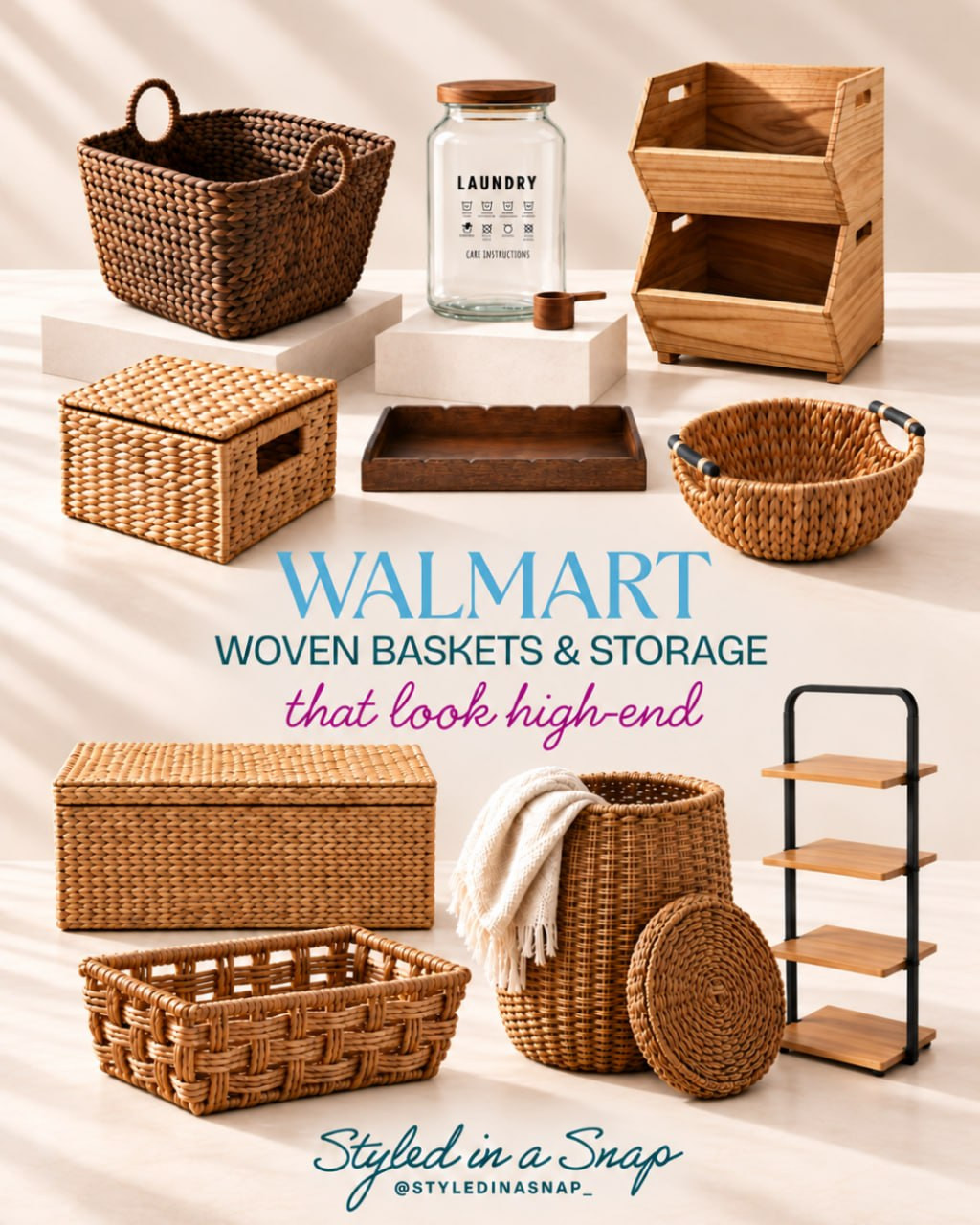 Walmart woven baskets & storage 🤎 Stylish storage pieces that add a warm, high-end look to any space.

// Woven Baskets, Walmart Baskets, Home Organization, Walmart Home Fall, Walmart Home Finds 

 #LTKgrwm #LTKSeasonal #LTKHome