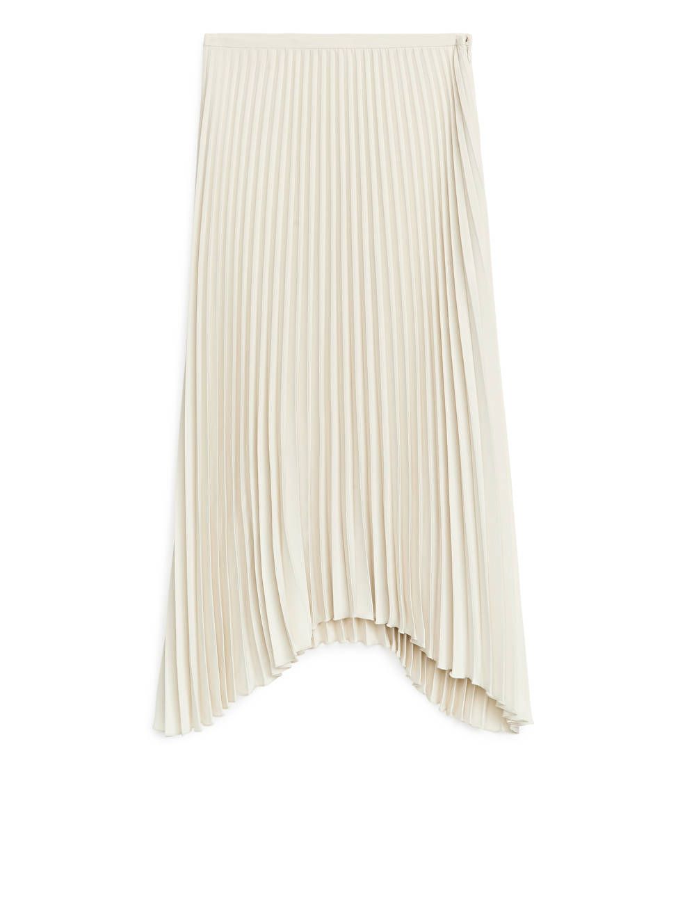 Pleated Maxi Skirt - Off White - ARKET GB | ARKET (US&UK)
