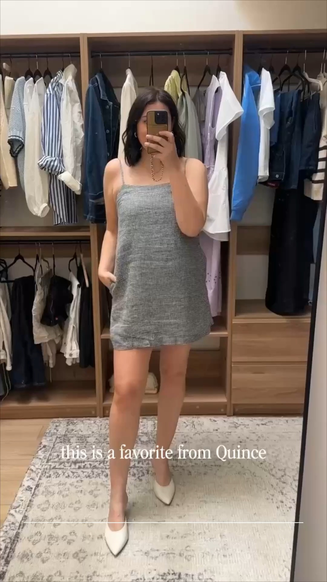 One of my favorite dresses! I’m in the large it’s a generous fit. #quincepartner @Quince 