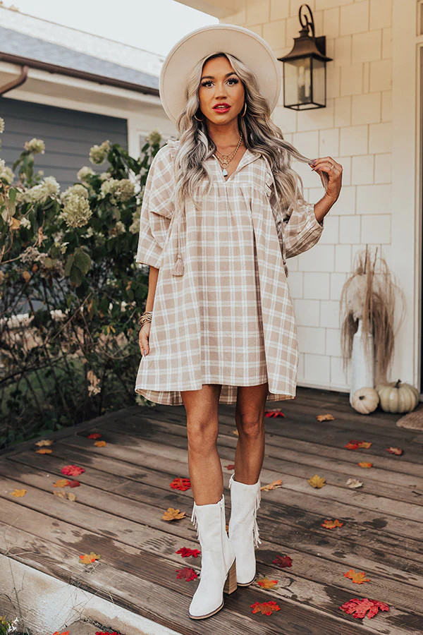 superdown Jennie Flannel Dress in … curated on LTK