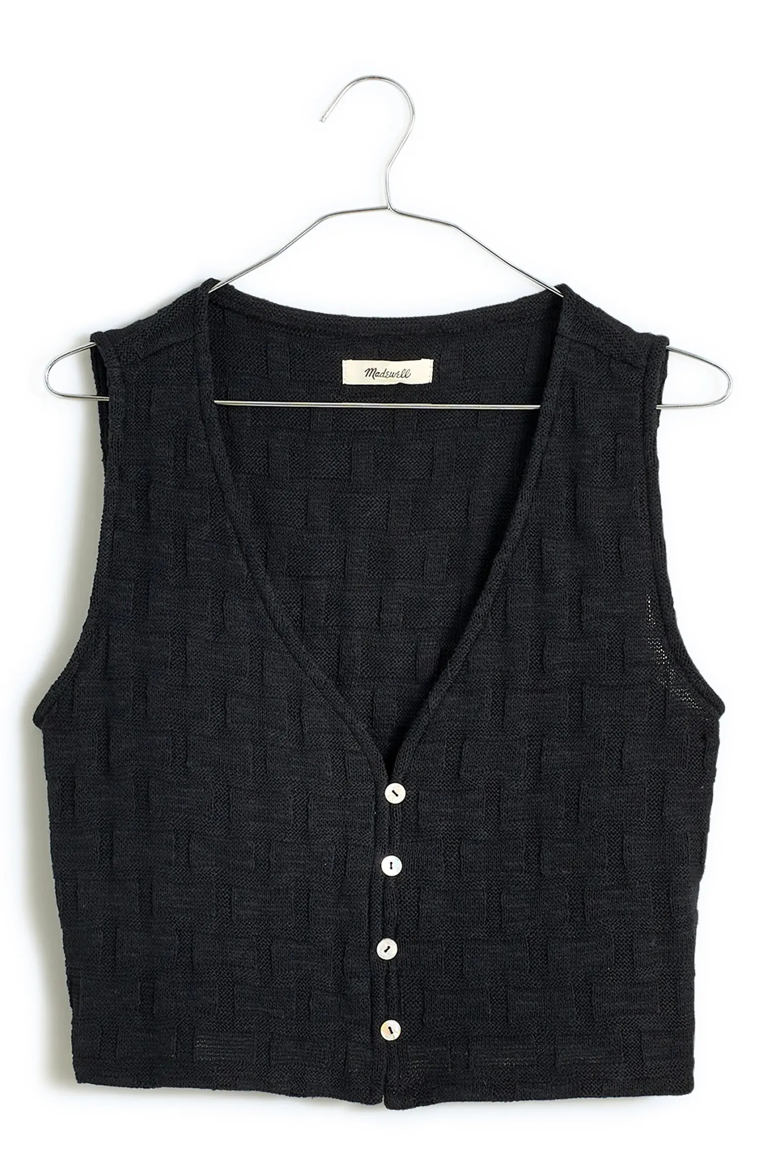 Madewell Basket Stitch Vest | Nordstrom | Nordstrom