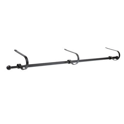 Original MantleClip Rod Stocking Holder Black: Metal Decor, 10 lb Capacity, Protective Bottom | Target