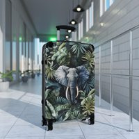 Suitcase Cover, Elephant Print Luggage Wrap, Travel Accessories, Safari Theme Bag Protector, Gift For Travelers | Etsy (US)