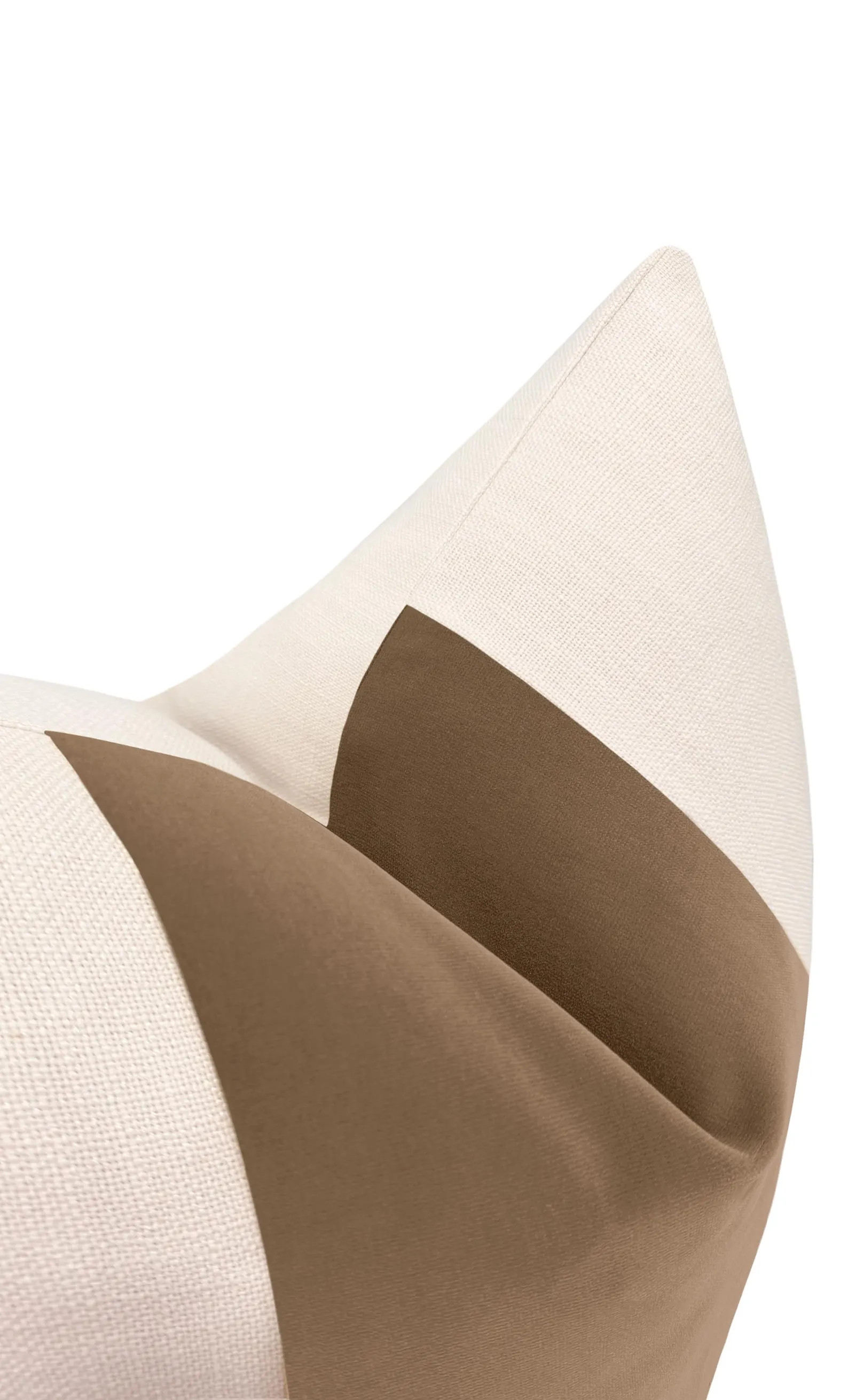 Panel : Signature Velvet // Nutmeg | velvet stripe | cotton velvet pillow | linen + tan velvet | | Etsy (Global)