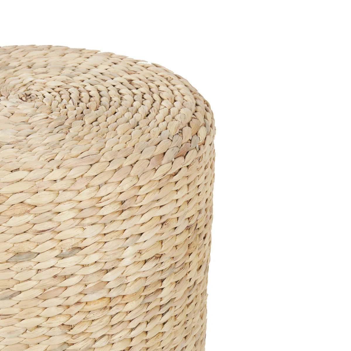 Bay Isle Home™ Allesse Seagrass Handmade Woven Drum Side End Brown Accent Table | Wayfair | Wayfair North America