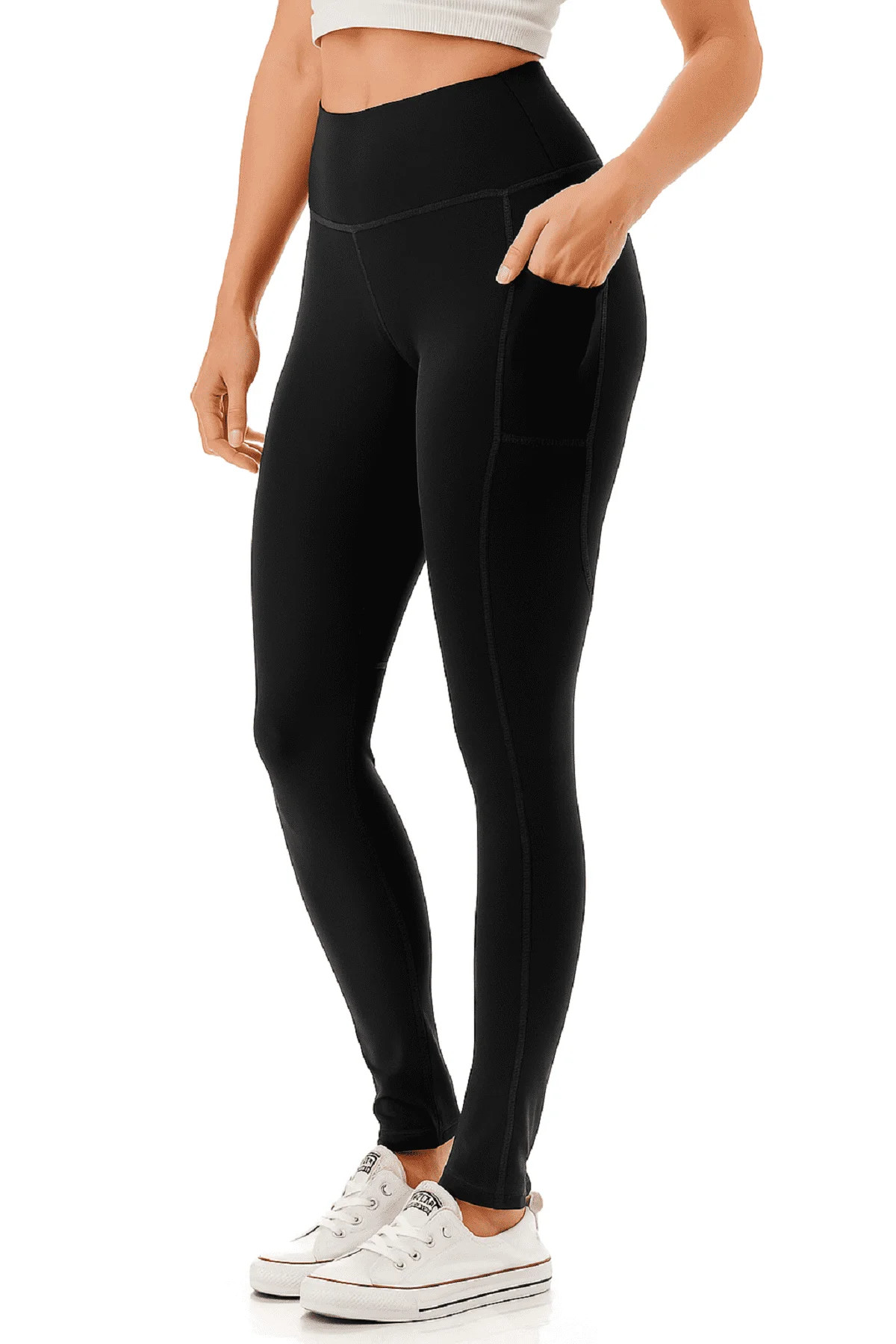 Jvini High Waisted Active Leggings For Women With Pockets  Yoga Workout Running Pants  Full Lengt... | Walmart (US)