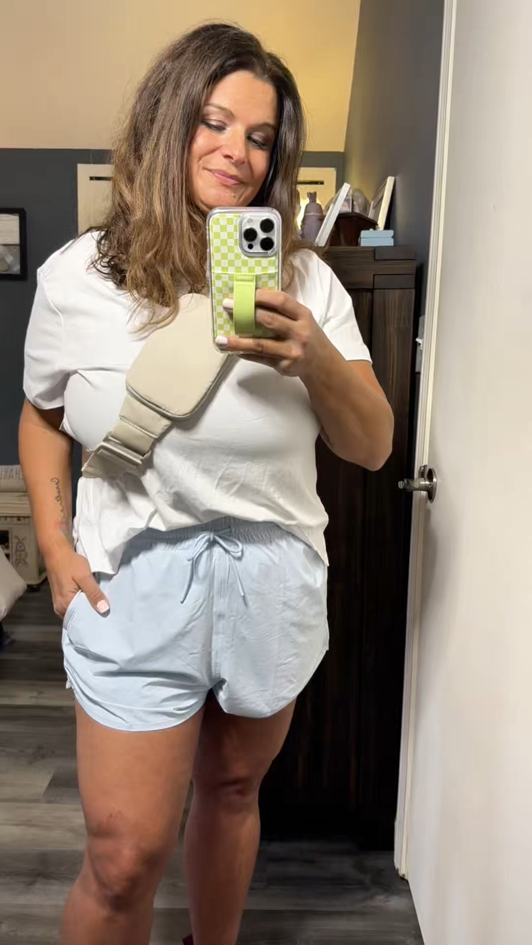 Hands-free sling bag + lightweight workout set (mom life edition) 👏

This FLX sling bag is so good for on-the-go — roomy front pocket, wipes clean, and fits the essentials (yes, even a diaper 🙌)

Wearing Kohl’s FLX compass sport shorts + easy restore short sleeve tee — breathable, lightweight, and perfect for running, workouts, or everyday mom life

Neutral, easy, and actually practical. 

kohl’s flx sling bag crossbody bag hands free bag diaper bag alternative flx compass sport shorts flx easy restore tee lightweight workout outfit running outfit activewear mom outfit neutral athleisure

#kohlspartner #kohlsfinds #ad

#LTKOver40 #LTKootd #LTKmomlife