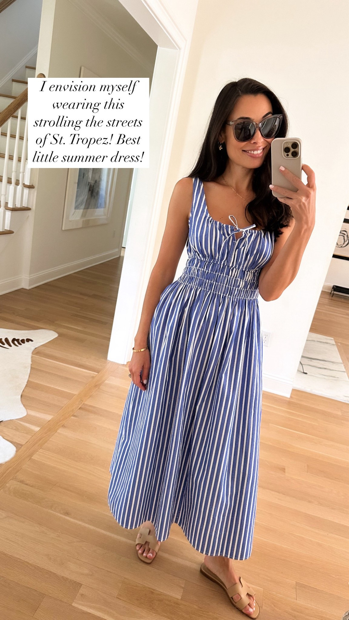 Blue and white dress for summer. 

#LTKFindsUnder100 #LTKStyleTip #LTKSeasonal