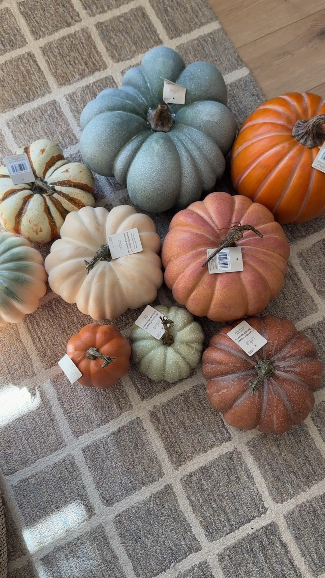 Beautiful fake pumpkins!

#LTKHome #LTKSeasonal