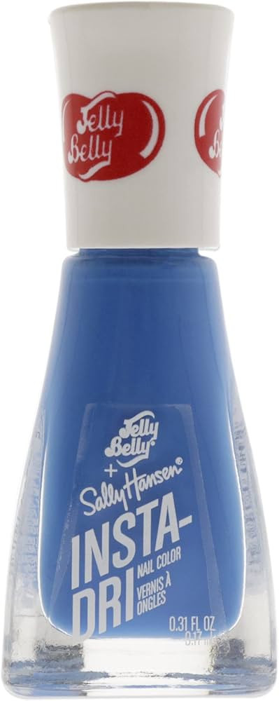 Sally Hansen Insta-Dri X Jelly Belly Nail Polish, Berry Blue, 0.31 Fluid Ounce | Amazon (US)