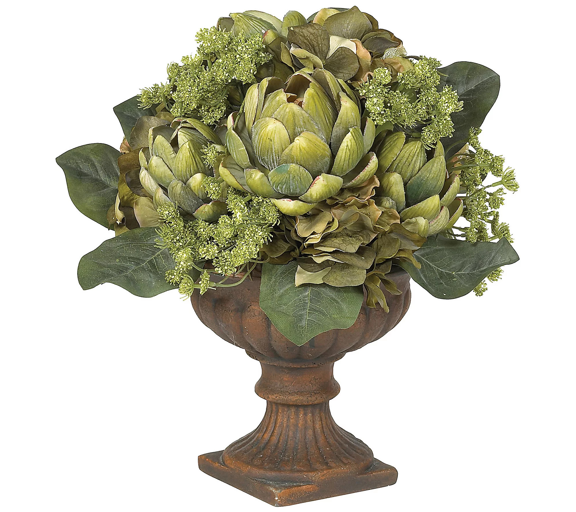 Nearly Natural Artichoke Centerpiece | QVC