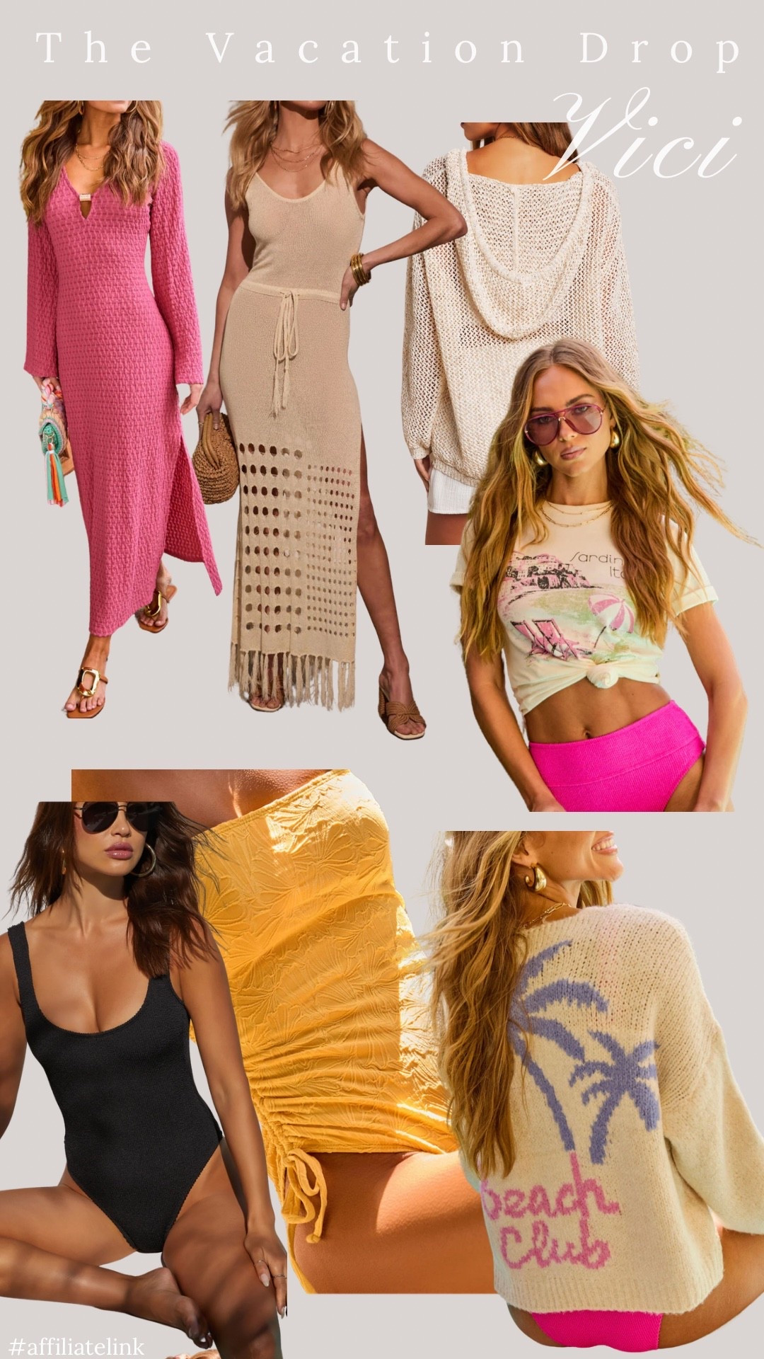 The vacation drop!!! Ong so many fun looks for Vacay!!! ☀️👙🌴 @VICI 

#swim #swimsuit #onepiece #coverup #graphictee #blackswimsuit #vacaystyle #summerstyle #dress #hoodedcoverup #vici 





#LTKTravel #LTKootd