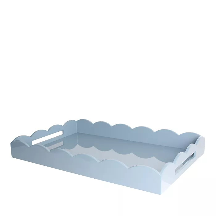 Large Lacquer Scalloped Tray, 26" x 17" | Bloomingdale's (US)
