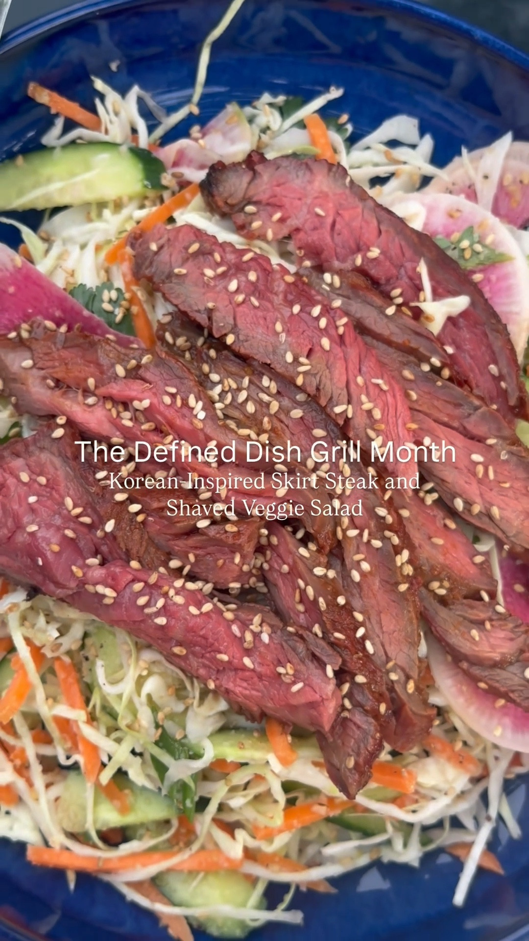 Summer’s calling with this vibrant Korean-inspired Skirt Steak + Shaved Veggie Salad! 🔥🥩

Juicy skirt steak marinated in sweet pear and spicy gochujang gets a perfect char before meeting a rainbow of shaved radishes, cabbage, and carrots. The genius? Same base for both marinade and dressing! 🙌 Loaded with fresh herbs and irresistible crunch, it’s your go-to light dinner or pair it with jasmine rice for a complete meal. Elevate your grill game with this sweet-spicy-tangy sensation!

https://thedefineddish.com/korean-inspired-skirt-steak-and-shaved-veggie-salad/

#DDGrillMonth #DDGrillWeek #SummerSalads #grillmaster