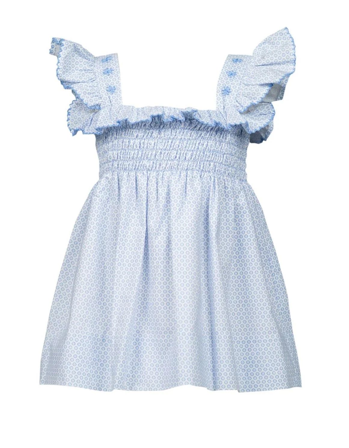 The Proper Peony Blue and White Floral Rosemary Dress | JoJo Mommy