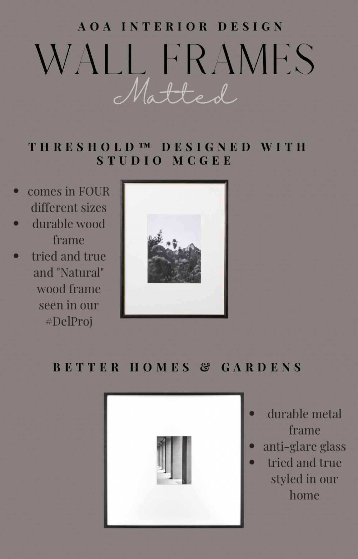 Gallery walls can get pretty pricey! These two matted frames from @Target and @Walmart are durable, and high-quality. Both of these frames are tried and true and can be seen styled in our home as well as used in our recent #DelProj renovation! No need to spend a fortune on photo frames to get that designer look for less! 

#targetfind #walmartfind #gallerywall #photoframe #designerlookforless #homedecorfinds #home #liketoknowit

#LTKFind #LTKunder100 #LTKhome