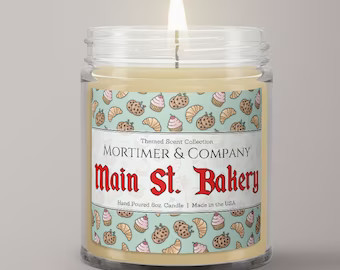 MAIN ST. BAKERY | Disney Candle | Main Street Bakery Delicious Disney Snacks Inspired | Disney Ho... | Etsy (US)