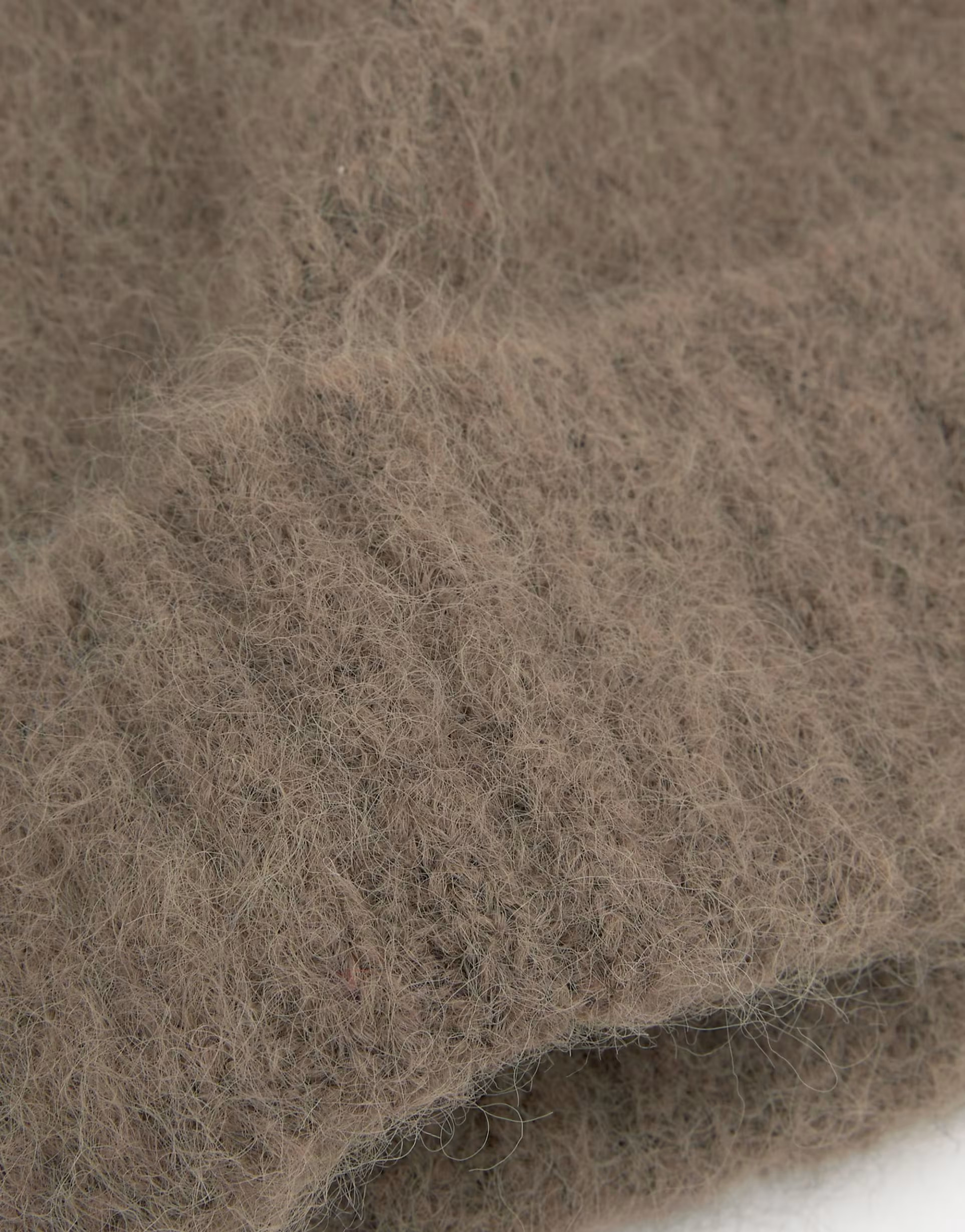 Pull&Bear Short knitted beanie in camel | ASOS (Global)