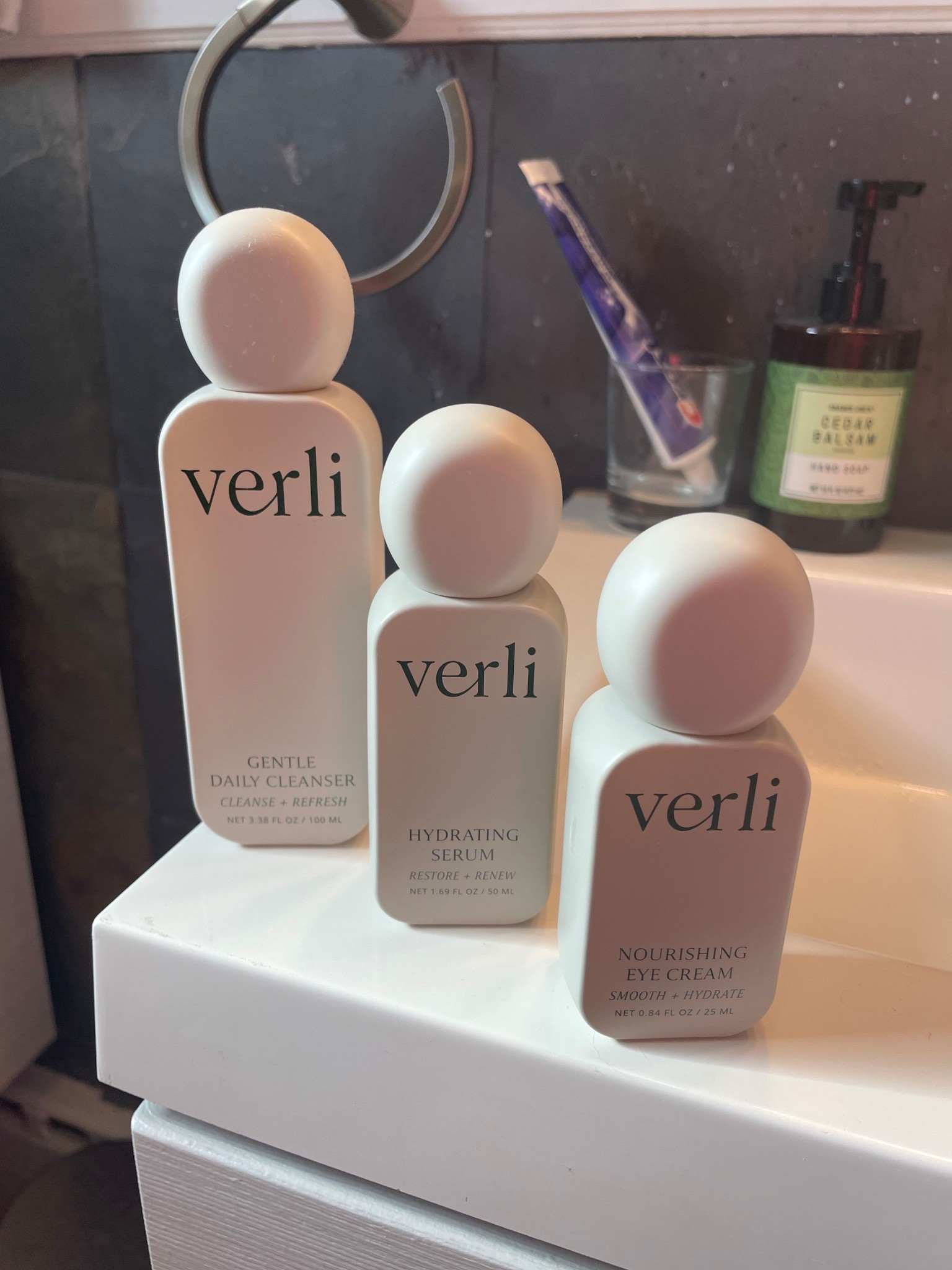 New clean skincare. My skin is so happy!!! These bottles are so chic and sturdy, the products are all natural and clean and the price is amazing!

#LTKBeauty #LTKselfcare #LTKmorningroutine