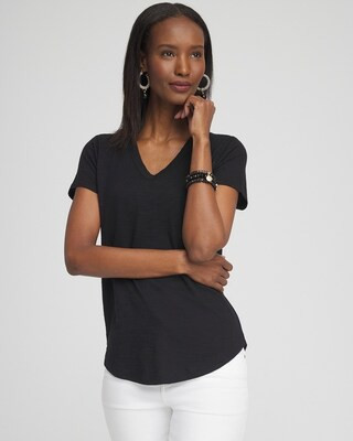 Cap Sleeve V-neck Tee | Chico's