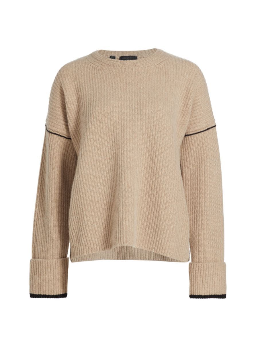Oversized Wool Crewneck Sweater | Saks Fifth Avenue