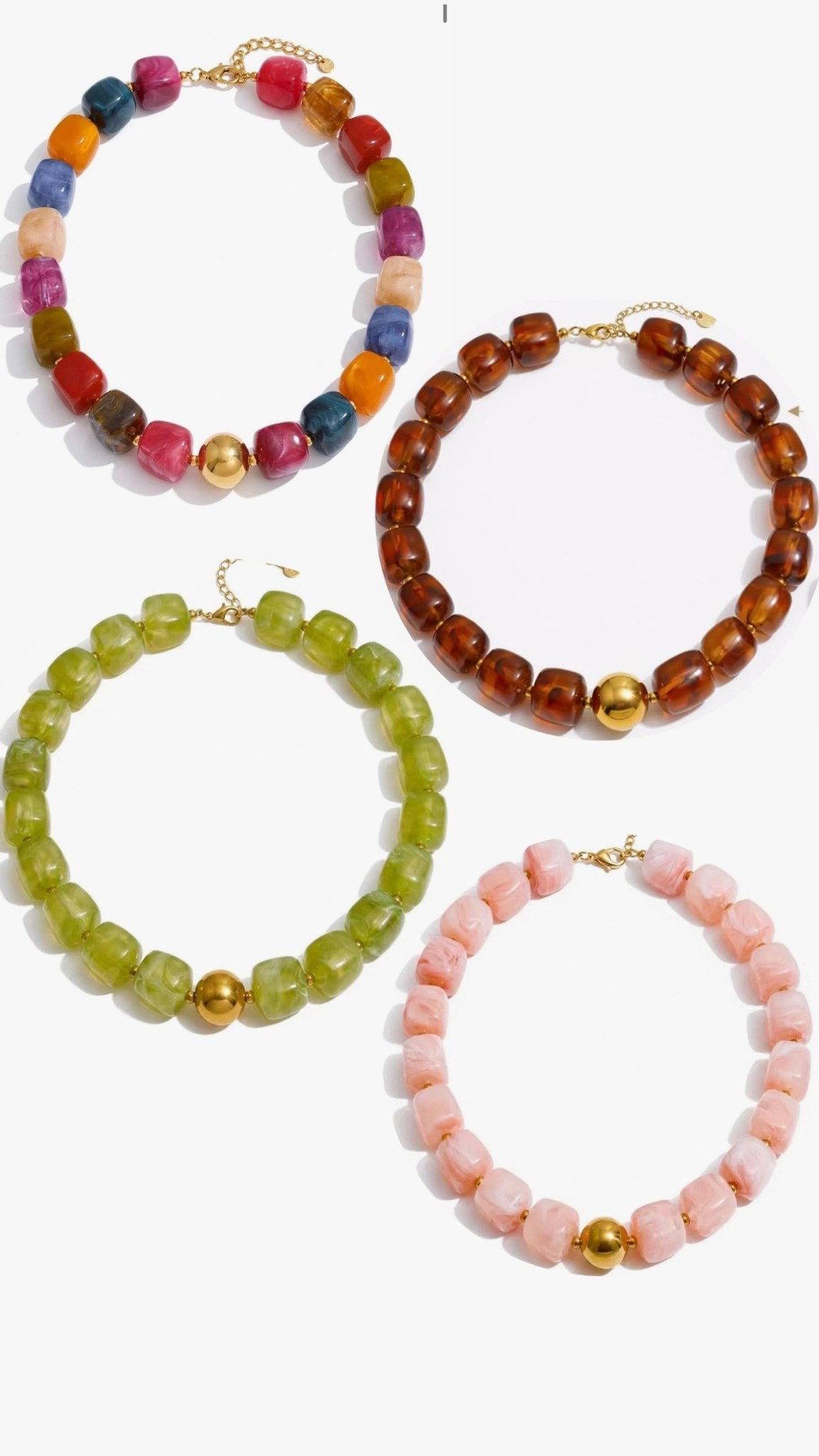 These are SO cute for a little something around your neck! Under $20