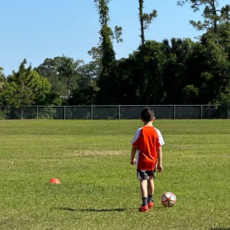 Grippy socks… have you heard of them for kids soccer? It was something I saw on TikTok when researching soccer bag essentials for kids learning soccer skills. I ordered a pair for my son (6 years old) so he could test them out. He was running out of his cleats or kicking the ball so hard they would fly off. His cleats are the right size and not too big so I was intrigued when I saw that grippy socks could help his foot from sliding around in the cleats. 

They worked! AND my son said he felt faster? Very happy with this purchase! 

I ordered size XS for my 6 year old and they fit perfectly. His cleat size is 13.5  

Soccer | Soccer Moms | Soccer Kids | Soccer Bag Essentials | Soccer Saturday 

#LTKGiftGuide #LTKkids #LTKActive