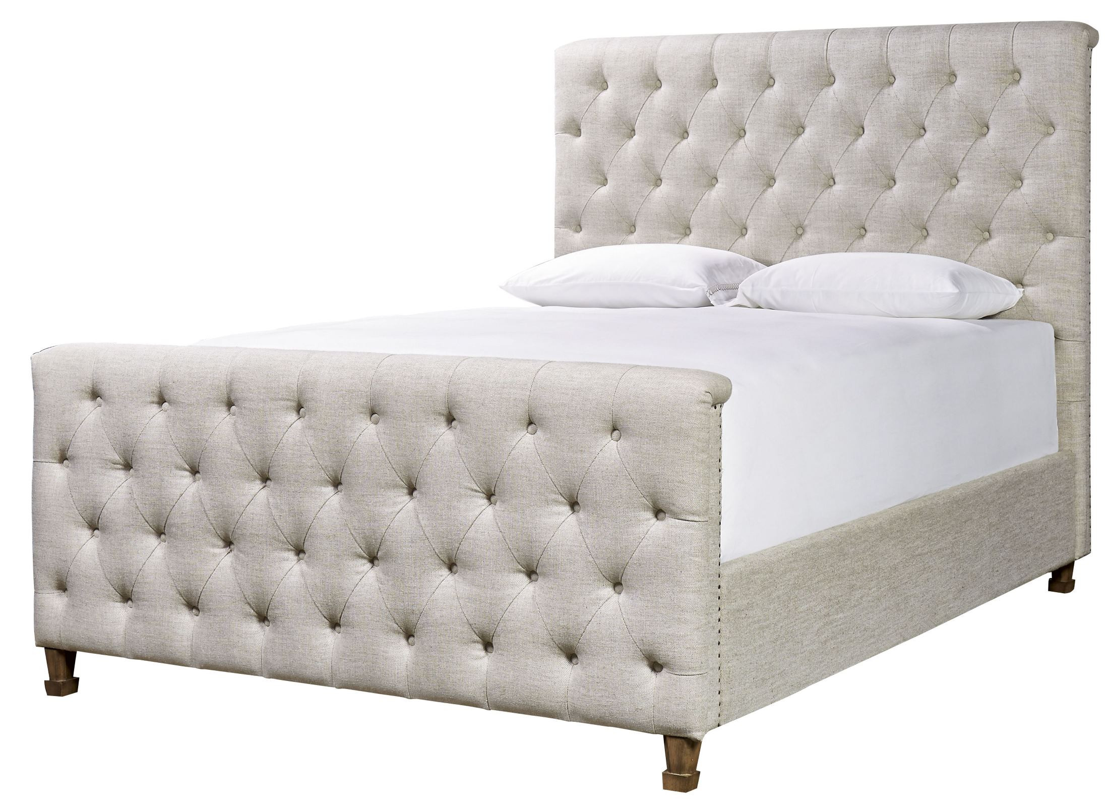 Authenticity Franklin Street King Fabric Platform Bed | 1stopbedrooms