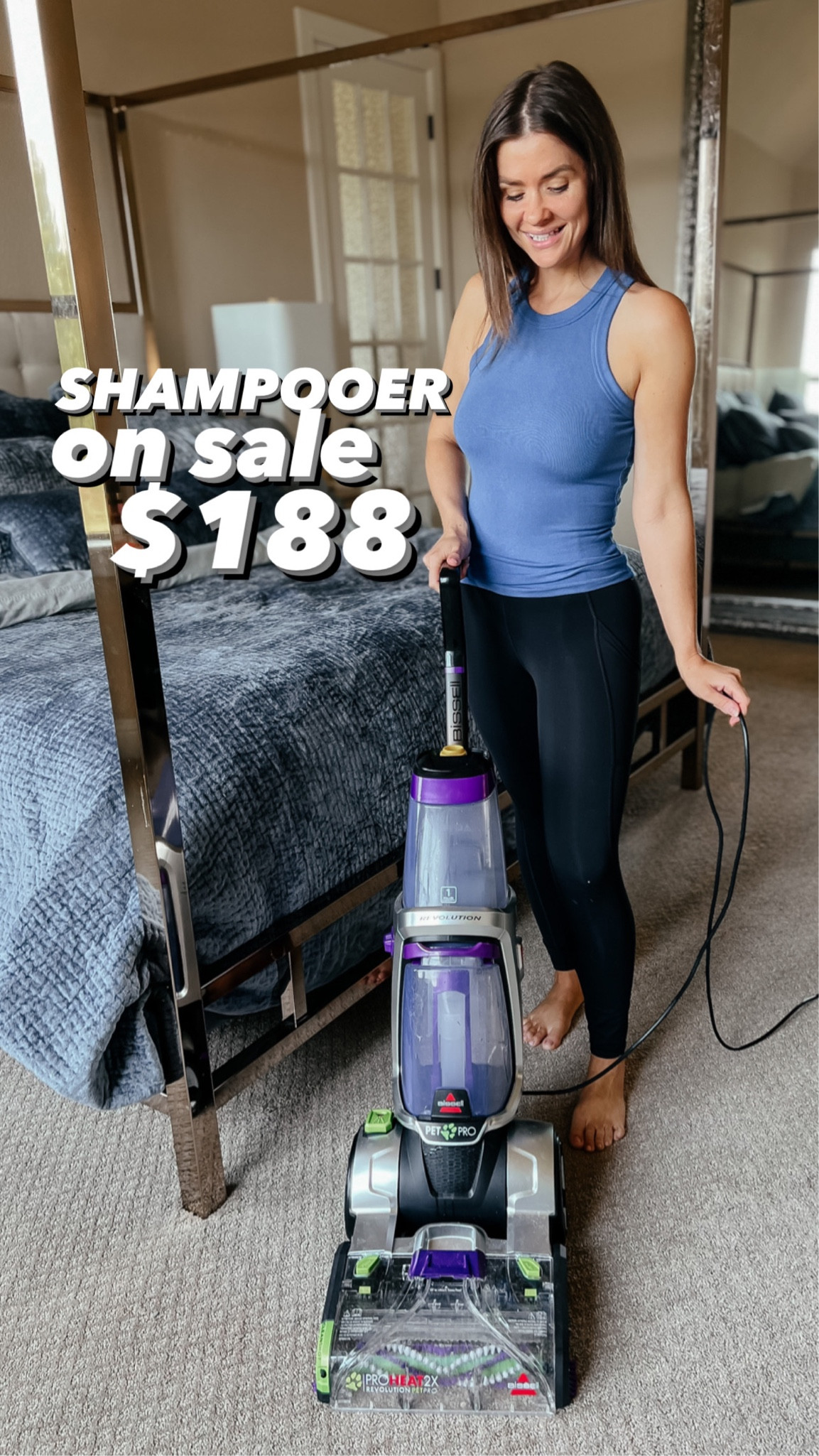 YOU NEED THIS if you have pets or kids! Messy spill? No problem! This machine cleans it right up for you! (I always joke that it will pull a nail out of a board 🤣). 