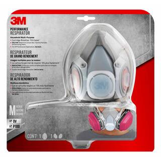 3M Medium House-Hold Multi-Purpose Respirator 65021HA1-C - The Home Depot | The Home Depot