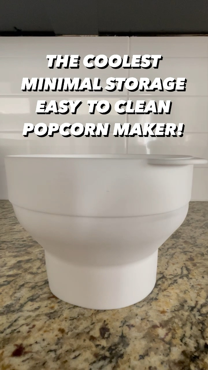 By far this is by far the coolest popcorn maker! Definitely the easiest to clean and most efficient for storage space I have found! I LOVE how easy the silicone is to clean, fold up, and store. No chords, no electronics to break. Simple and easy! #amazonfinds #amazon #amazonhome

#LTKFind #LTKhome #LTKfamily