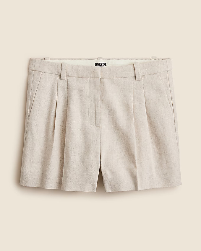 Lucia short in stretch linen blend | J. Crew US