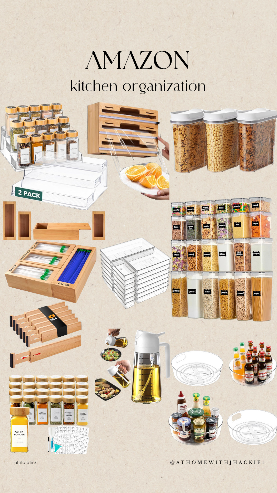 Amazon Kitchen Organization, amazon kitchen organization, pantry organization amazon, clear pantry containers, spice jar organization, kitchen drawer organizers, bamboo kitchen organizers, amazon pantry storage, cabinet organization ideas, food storage containers amazon, kitchen wrap organizer, lazy susan pantry organizer, under cabinet organization, kitchen storage solutions amazon, aesthetic pantry organization 

 

#LTKHome #LTKFindsUnder50