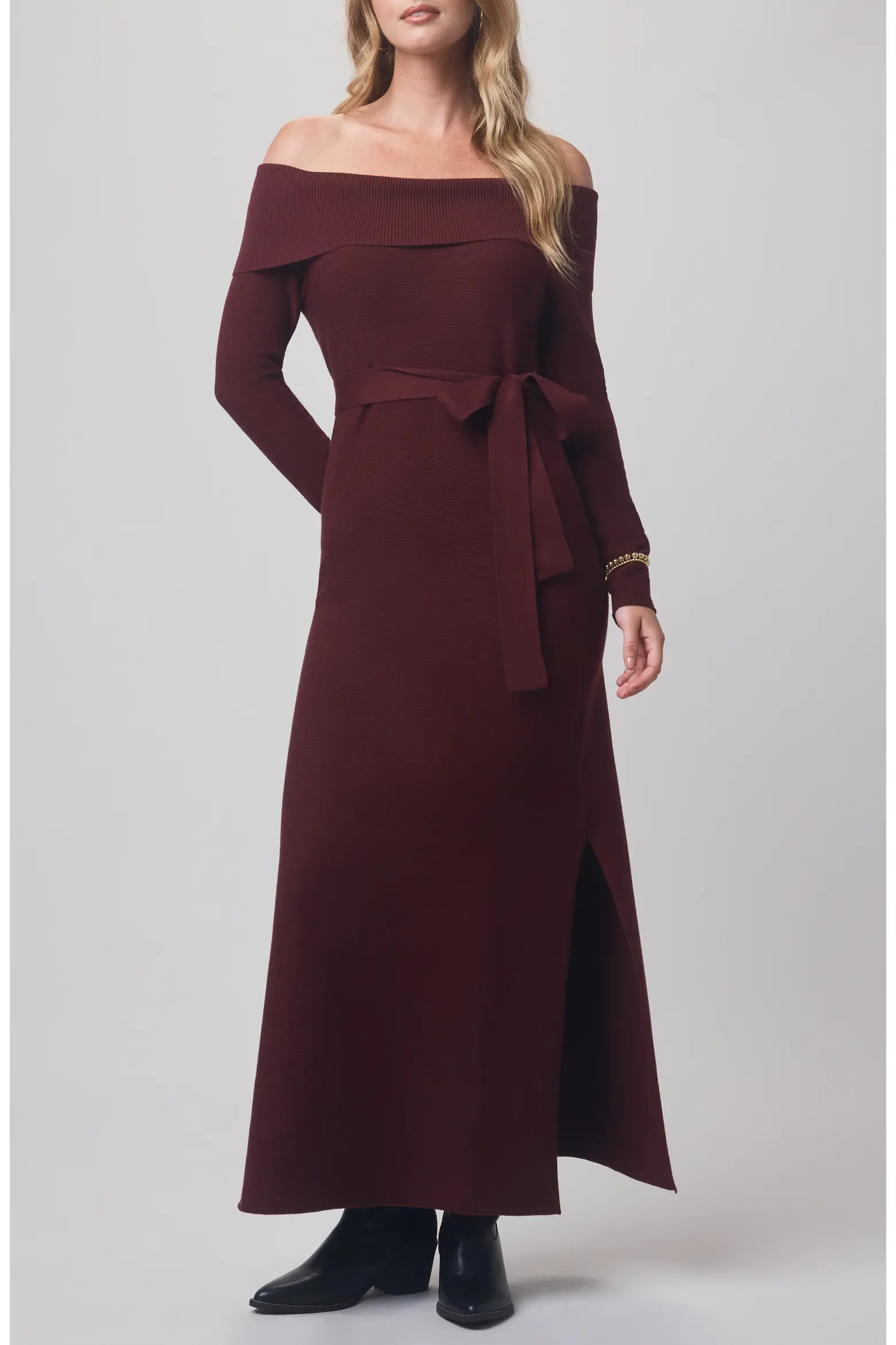 Splendid x @cellajaneblog Over the Shoulder Sweater Dress (Women) | Nordstromrack | Nordstrom Rack