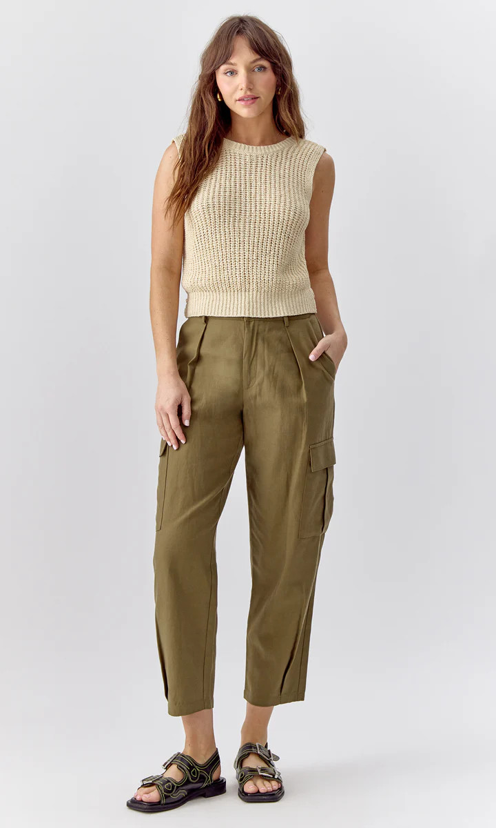 Izzy Cargo Barrel Pant | Greylin Collection | Women's Luxury Fashion Clothing 