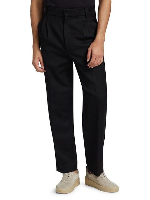 Double Pleated Tapered Trousers | Saks Fifth Avenue (CA)