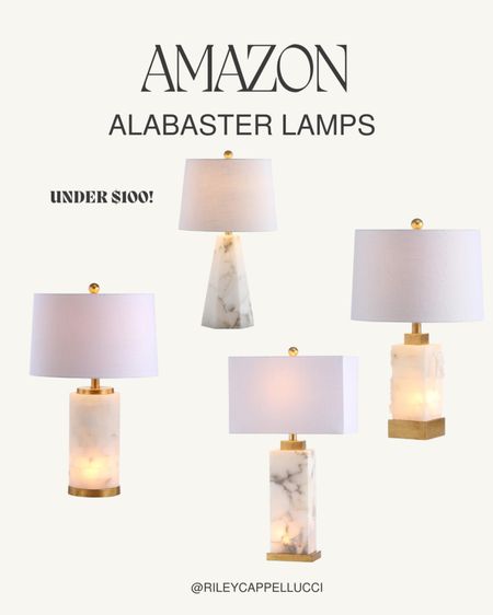 Alabaster lamps found on sale on Amazon! These make such a statement in a room. All under $100! 

Lamps, alabaster lamp, home decor, lamp, table lamp, unique lamp, home inspo, Amazon home 

#LTKsalealert #LTKhome #LTKfindsunder100