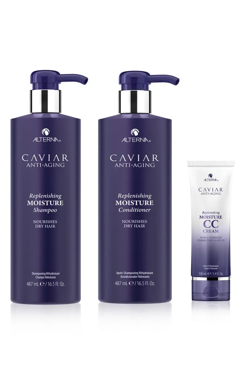 ALTERNA® Caviar Anti-Aging Replenishing Moisture Bundle Set $137 Value | Nordstrom | Nordstrom