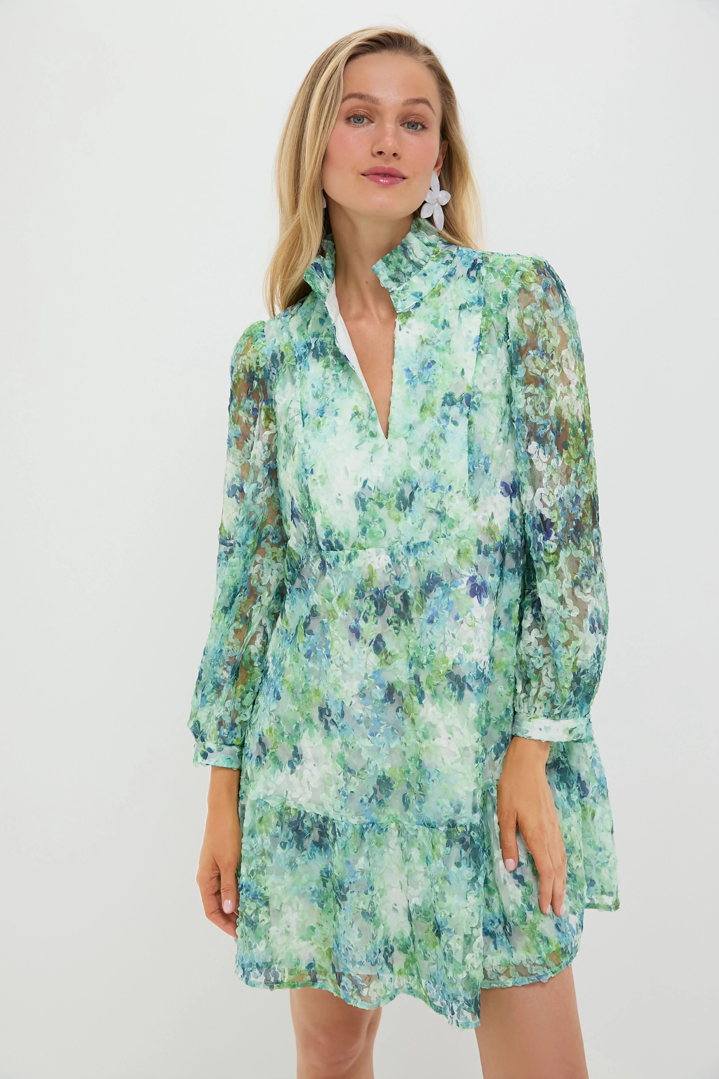 Water Lilies Organza Palmerston Dress | Tuckernuck (US)